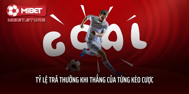 Tỷ lệ trả thưởng khi thắng của từng kèo cược